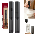 Handheld Egg Beater Froth Mixer Kitchen Stainless Steel Automatic Electric Coffee Milk Foaming Mixer Kitchen Whisk Tools. 