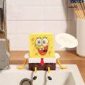 SpongeBob SquarePants Dish Washing Brush Sponge Kitchen Supplies Drain Rack Cleaning Dishes Brushes Reusable Scrub Scouring Pad. 