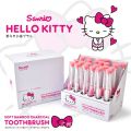 Sanrio Hello Kitty Kuromi  Charcoal Fibre Toothbrush Cartoon Soft Bristle Toothbrush Individual Package Portable Clean Teeth. 