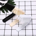 Mini plastic folding hair brush compact pocket size travel comb convenience.