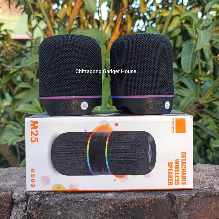 M25%20Bluetooth,%20TF%20Card%20&%20FM%20Radio%20Supported%20Multi%20Functional%20Detachable%20Wireless%20Speaker%20With%20RGB%20Lighting%20Effects%20-%20Image%202