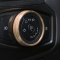 Car Sticker for Ford Focus 3 MK3 KUGA Escape Mustang 2015 Mondeo Fusion 2013-16 Ecosport 18-23 Headlight Switch Cover Trim.