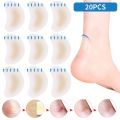 20PCS Gel Heel Protector Foot Patches Adhesive Blister Pads Hydrocolloid Heel Liner Shoes Stickers Pain Relief Plaster Foot Care. 