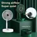 Desktop Foldable Retractable Small Fan Mini Portable Charging USB Home Low Noise High Duration Standby Mini Electric Fan. 