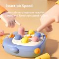 1 Pc Mini Whack-a-Mole Hand-eye Coordination Educational Toy Random Color Children's Pinch Finger Decompression Toy. 