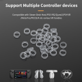 Aolion Joystick Cover for Steam Deck/Quest 2/Pico Wear Resisting Protect Joystick Silicone Ring for PS5 VR2/Meta Pro.