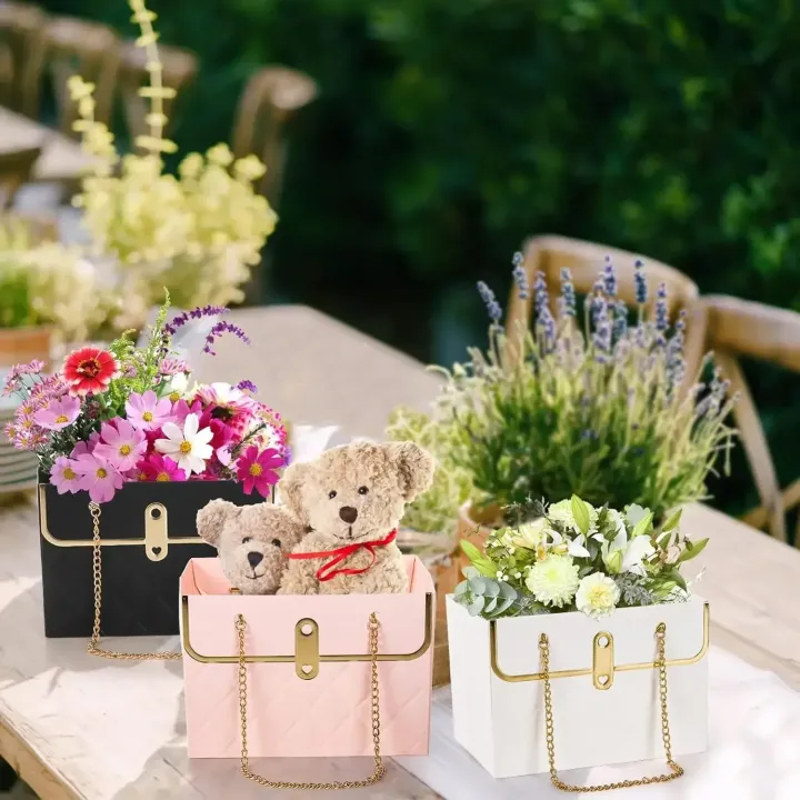 4/8/12/16PCS%20Portable%20Creative%20Handbag%20Flower%20Paper%20Packaging%20Box%20Bouquet%20Tote%20Bags%20Valentine's%20Day%20Birthday%20Party%20s%20Bags%20-%20Image%205
