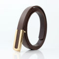 100cm Fashionable and Versatile Black Leather Thin Belt for Women, Decorative Dress Simple Korean Style Suit  White Small Belt. 