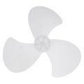 Multifunctional 14Inch 3 Leaves Plastic Fan Blade Household Electric Fan Standing Pedestal Fan Table Fanner Blade With Nut Cover. 