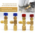 R22 R410 Refrigerant Charging Valve Air Conditioning Refrigerant Liquid Safety Valve Copper and Fluorine Safety Valve. 