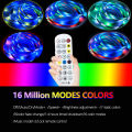 Tuya LED RGB Strip Light Smart Wifi RGBIC Dream color Ribbon Lighting USB 5V WS2812B Addressable Light Lamp Support Alexa  lightify. 