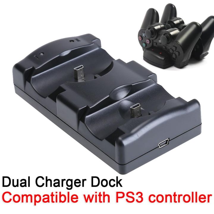 Vertical Charger Station For PS3/PS3 Move USB Controller Dual Charger Dock Station Fast Charging Dock for Sony PS3 Gamepad