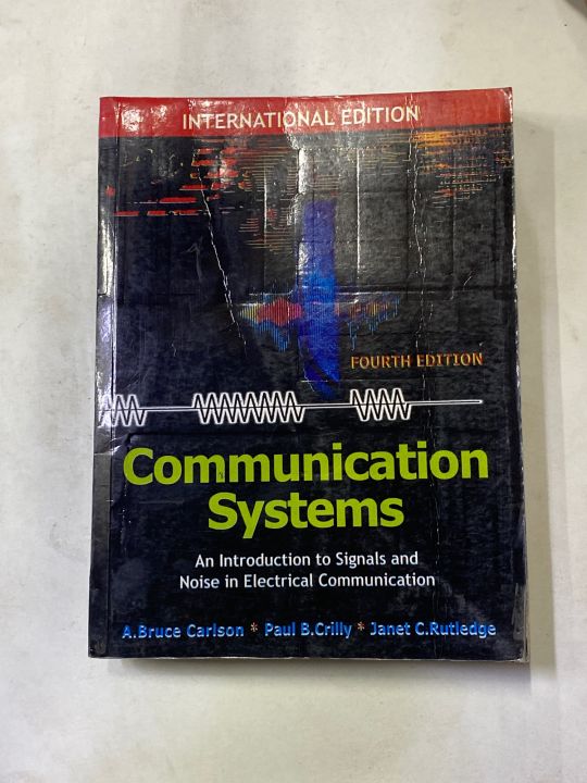 COMMUNICATION SYSTEM BY A BRUCE CARLSON