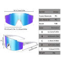 LOISRUBY Band New Style Cycling Sunglasses Sports Bike Glasses Men Women Mtb Bicycle Eyewear Large Windproof Eyewear UV400. 