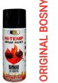 BOSNY HI-HEAT RESISTANT 1200°F AEROSOL SPRAY PAINT MATT BLACK/ FLAT BLACK  COLOR 400ML SPRAY PAINT CAN . 