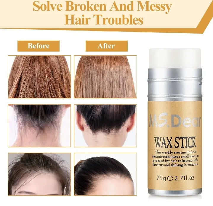 Hair%20Wax%20Stick%20For%20Flyaways%20Hair%20Gel%20Stick%20Non-Greasy%20Styling%20Cream%2075Gm%20-%20Image%204