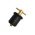 Boat Drain Plug 1'' or 1-1/4''Rubber&stainless steel or Brass Handle Deck Drain Plug Kayaking Dinghy Yacht. 