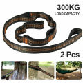 2Pcs High Bearing Capacity Hammock Straps 600lbs Breaking Strength Polyester Hammock Belt Rope 5 Ring Correias De Poliéster. 