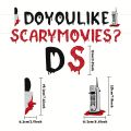Movie Night Party Decoration Do You Like Scary Movies Banner Hallow Horror Movies Night Party Decor Have a Killer Scream Party D. 