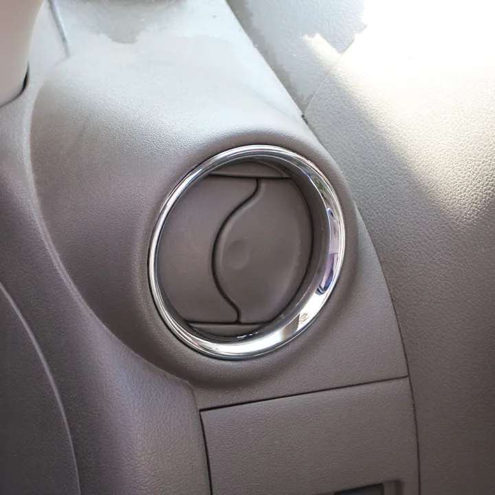 2Pcs%20Car%20Air%20A/C%20Vent%20Ring%20Cover%20Trim%20Frame%20Sticker%20for%20Nissan%20Micra%20March%20K13%202011%202012%202013%202014%202015%202016%202017%20Accessories%20-%20Image%203