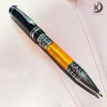 Deluxe Yellow Acrylic Fountain Pen/Ball pen for Elegant Calligraphy & Stylish Collection - Suitable for All Skill Levels,. 
