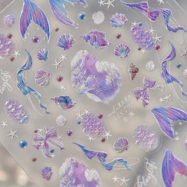 Colorful%20Bagful%20Jellyfish%20Bubbles%20Swimming%20Rings%20Rainbow%20Stars%20Ocean%20Starfish%20Self%20Adhesive%205D%20Nail%20Art%20Sticker%20Manicure%20Decal%20-%20Image%203