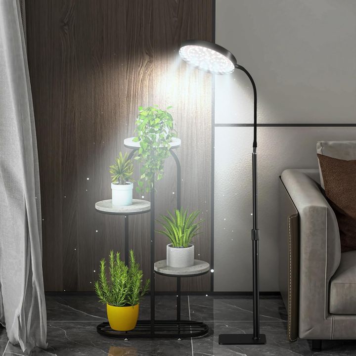 Led Grow Light Indoor Plants 6000K Full Spectrum With Stand AC85-265V ...