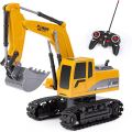 Remote Control Excavator Rc Toy Rc Excavator With Lights Sounds Rechargable Engineering Sand Digger Construction Vehicle Toy Gift For Boys Girls Kids. 