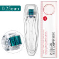 DRS 540 Micro Needle Derma Roller Microniddle Roller Titanium Dermoroller For Face Hair 0.2/0.25/0.3mm Needles Length Mesoroller. 