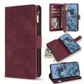 Wallet Multi-card Zipper Kickstand Photo Frame Magnetic Flip Leather Case For Pixel 8a 8 Pro 7a 7 6a 6 Protective Cover.