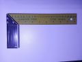 metal SQUALA L-SQUARE ANGLE RULER 10"/21cm,12"/26cm. 