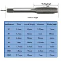 T-type 3mm to 6mm hand tap wrench thread tapping tool set hand wrench thread tapping M6 to M8 tool set. 