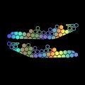 1 Pair Combined Honeycomb Motorcycle Stickers DIY Moto Front Fairing Decals Decorative Motorbike Fuel Tank Waterproof Decoration.