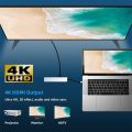 8in1 USB C HUB Type C Splitter 4K Thunderbolt 3 Docking Station Laptop Adapter For Macbook Air M1 iPad Pro RJ45 HDMI Computer. 