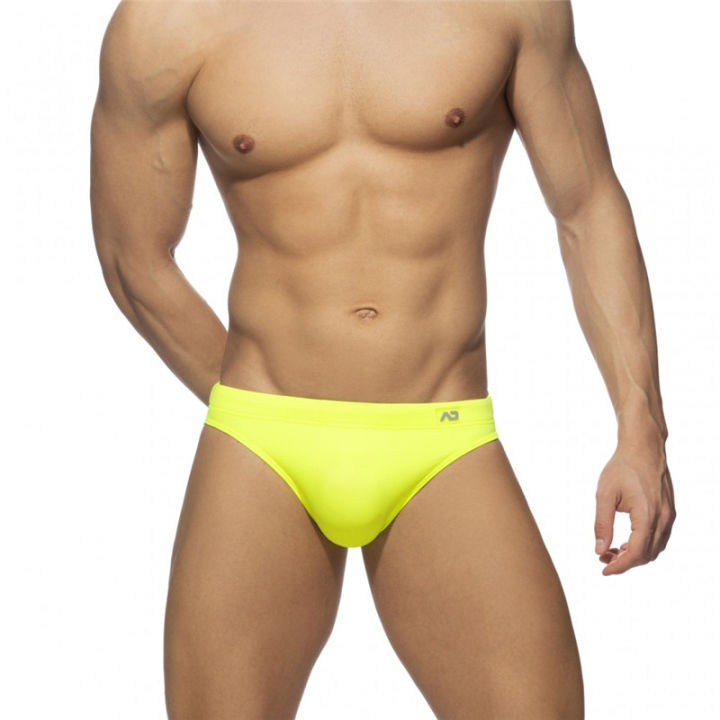 Solid Push up Men Neon Swim Bikni Brief Trunks Unerwear Swimwear Beach Surf Shorts Swimsuit Bathing Suit Sunga Panties