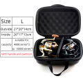 Fishing Bag Spinning Reel Case Cover Leather Fishing Reel Bag Shockproof Waterproof Fishing Tackle Storage Case PJ199. 