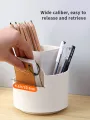 1PC Organize Your Desk With This 360°Rotating Pencil Case -Perfect For Office Home School & Students. 