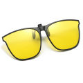 Clip On Polarized Sunglasses Men Women Car Driving Goggles Vintage Fishing Sun Glasses Square Eweyear. 