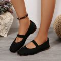 Women Casual Knitted Ballet Flats Shoes 2025 Comfortable Anti-slip Strap Loafers Mary Jane Lightweight Daily Walking Sneakers. 