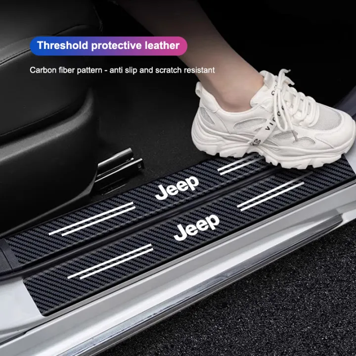 Car Threshold Protection Strip Anti Stepping Sticker Foot Pedal Sticker ...