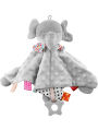 Elephant Baby Comforter Blanket Soft Appease Towel Baby Rattle Animals Toys Soothe Reassure Sleeping Towel Lathe HangingToddler. 