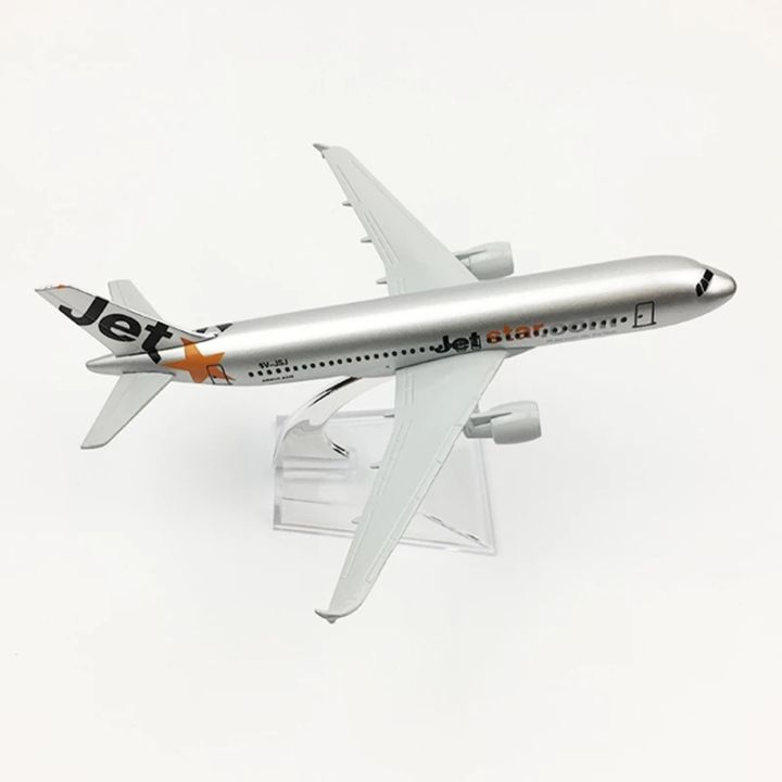 A320%20Jetstar%20Airlines%20Aeroplane%20Model%2016cm%20Simulation%20Airbus%20Metal%20Diecast%201:400%20Airplane%20Alloy%20Model%20Collections%20Gift%20Display%20-%20Image%205
