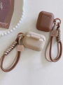 Simple Soft Silicone with Smile Hand Strap Earphone Case For Airpods 4 1 2 Pro 3 Funda Wireless Bluetooth Protective Cover.