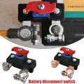 Car Battery Cut Off Switch Disconnect Isolator Cut-off Power Cutoff Switch Car Battery Power Terminal Link Switch Off Parts.