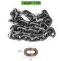 Simulated Iron Chain Dog with Dog Chain Traction Rope Dog Rope Funny Outdoor Plastic Thick Chain. 
