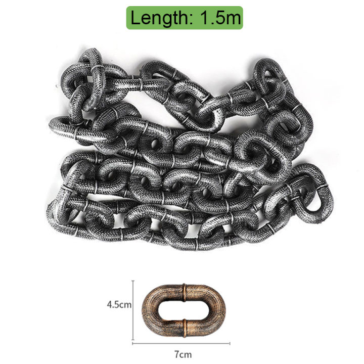 Simulated%20Iron%20Chain%20Dog%20with%20Dog%20Chain%20Traction%20Rope%20Dog%20Rope%20Funny%20Outdoor%20Plastic%20Thick%20Chain%20-%20Image%206
