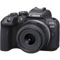 Canon EOS R10 RF-S18-45mm F4.5-6.3 is STM Lens Kit, Mirrorless Vlogging Camera, 24.2 MP, 4K Video, DIGIC X Image Processor, High-Speed Shooting, Subject Tracking, Compact, for Content Creators Black. 