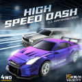 1:64 Remote Control Car 2.4G Mini Radio Control Drift Stunt Car 4WD Desktop Racing Vehicle Model Boy Toy Kid Birthday .