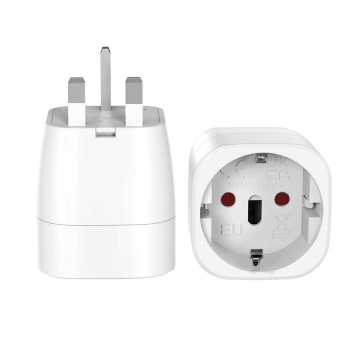 Pack of 2 England UK Travel Adapter England Germany Plug, EU to UK ...