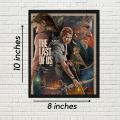 The last of us wall frame room decor. 